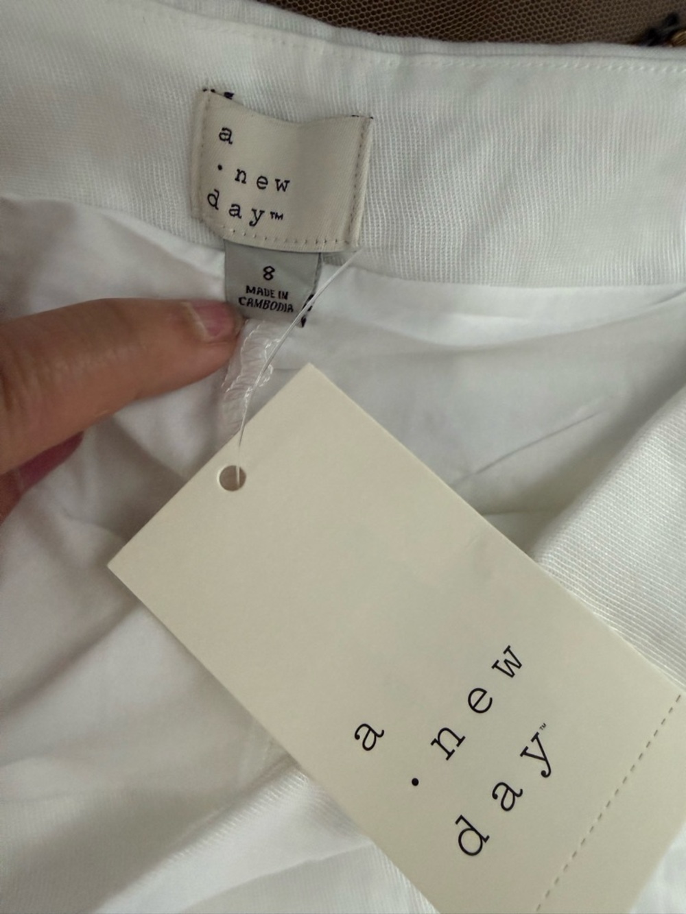 a new day White Mini Skirt skort - Picture 4 of 4